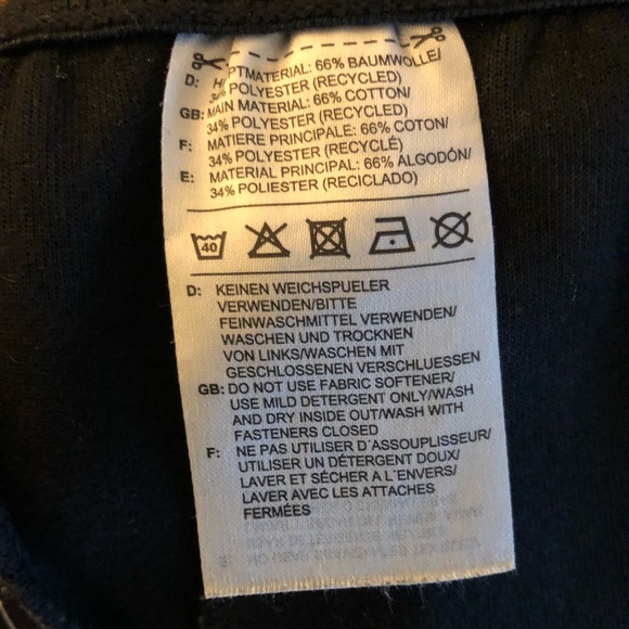 Adidas dark blue, crop fitted joggers, women size M - Picture 6 of 7